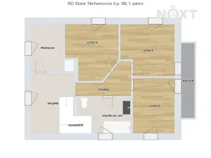 Prodej rodinného domu, Staré Těchanovice, 125 m2