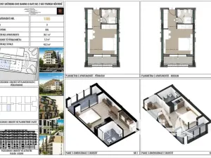 Prodej bytu 1+kk, Golem, Albánie, Mali i Robit, 36 m2
