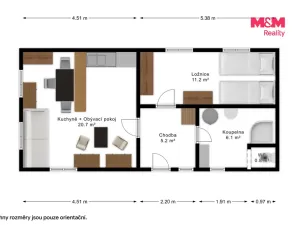 Prodej rodinného domu, Němčice, 44 m2