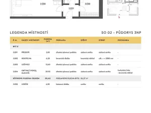 Pronájem bytu 2+kk, Ostrava, Na Burni, 53 m2