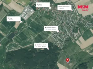 Prodej zahrady, Tymákov, 1426 m2