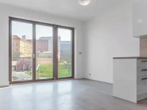 Pronájem bytu 1+kk, Praha - Vysočany, Bassova, 28 m2