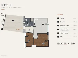 Pronájem bytu 3+kk, Mladá Boleslav - Mladá Boleslav II, Na kozině, 98 m2