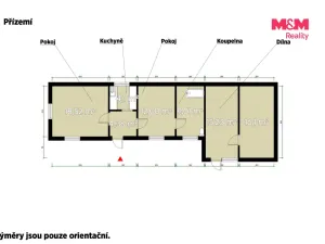 Prodej rodinného domu, Křenice, 90 m2