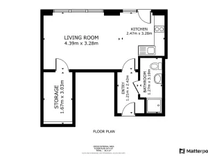 Pronájem bytu 1+kk, Praha - Třebonice, Thomasova, 33 m2