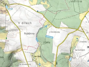 Prodej podílu pole, Habry, 1871 m2