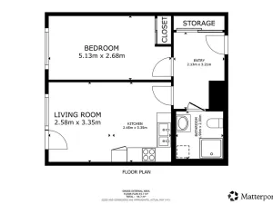 Pronájem bytu 2+kk, Praha - Řeporyje, Haenkeho, 47 m2