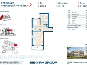Prodej bytu 3+kk, Praha - Jinonice, Radlická, 76 m2
