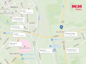 Prodej bytu 2+1, Broumov - Velká Ves, třída Osvobození, 63 m2