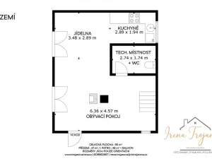Prodej chaty, Lešany, 85 m2