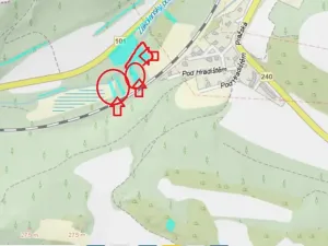 Prodej lesa, Kralupy nad Vltavou, 3462 m2