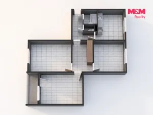Prodej bytu 3+1, Cheb, Dvořákova, 75 m2