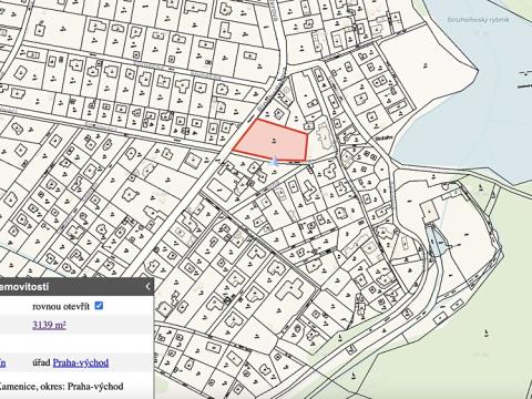 Prodej pozemku pro bydlení, Kamenice, Sadová, 3139 m2