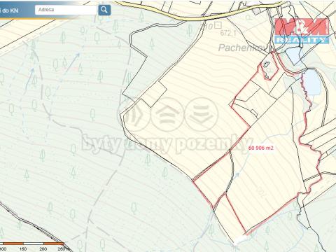 Prodej trvalého travního porostu, Hora Svaté Kateřiny, 68906 m2