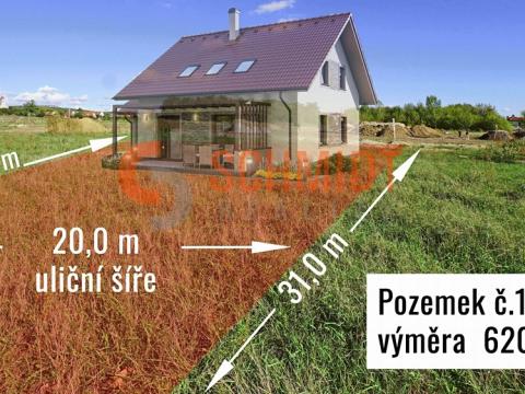 Prodej pozemku pro bydlení, Březí, Bezová, 620 m2