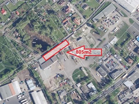 Pronájem skladu, Teplice, Nákladní, 750 m2