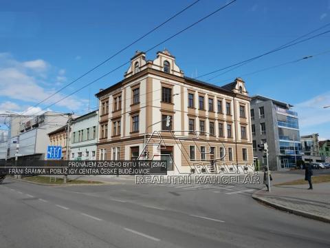 Pronájem bytu 1+kk, České Budějovice, Fráni Šrámka, 25 m2