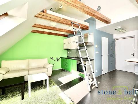 Pronájem bytu 1+kk, Praha - Vysočany, Novovysočanská, 27 m2