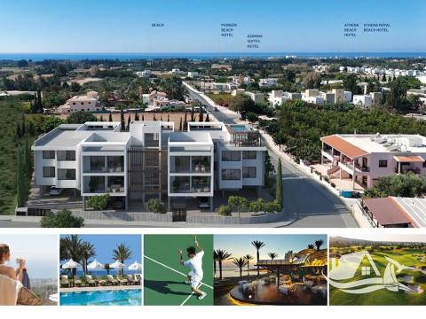 Prodej bytu 2+kk, Pafos, Kypr, 58 m2