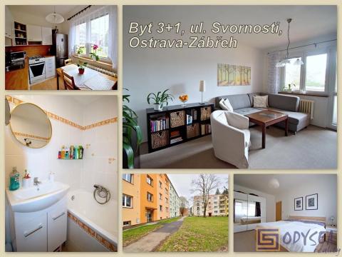 Prodej bytu 3+1, Ostrava, Svornosti, 72 m2