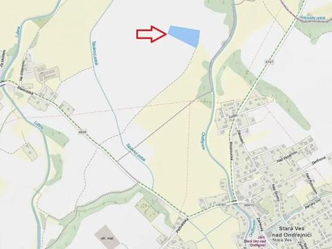 Prodej podílu pole, Stará Ves nad Ondřejnicí, 14987 m2