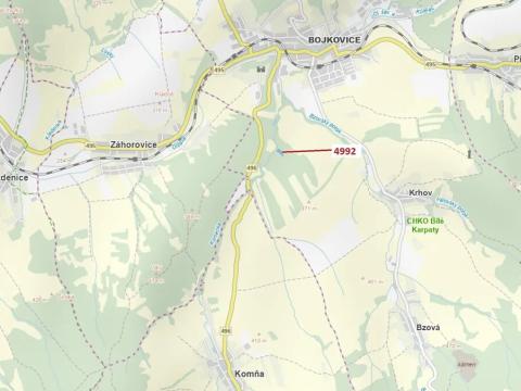Dražba lesa, Bojkovice, 4193 m2