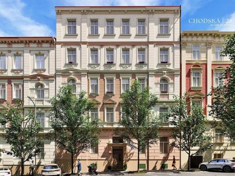 Prodej bytu 2+kk, Praha - Vinohrady, Chodská, 49 m2