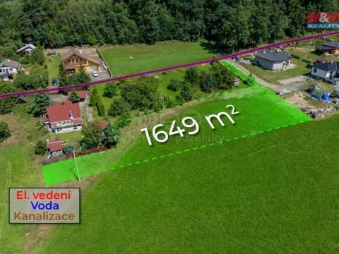 Prodej pozemku pro bydlení, Valašské Meziříčí - Bynina, 1649 m2