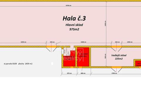 Pronájem skladu, Pardubice, Fáblovka, 1200 m2