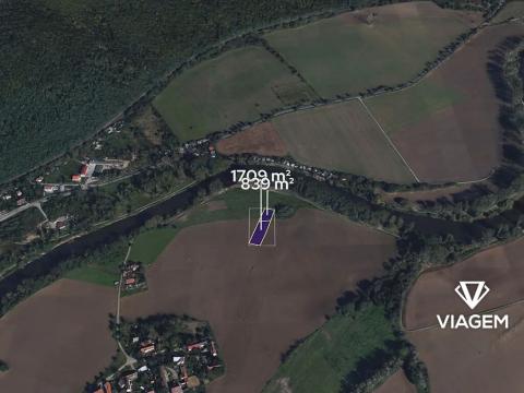 Prodej podílu pole, Praha - Lipence, 1433 m2