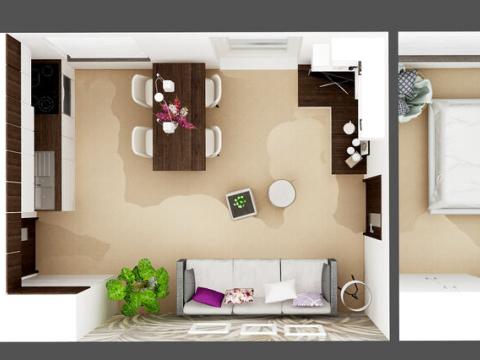 Pronájem bytu 2+kk, Čáslav - Čáslav-Nové Město, Husova, 41 m2