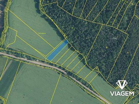 Prodej podílu pole, Hradčany, 665 m2