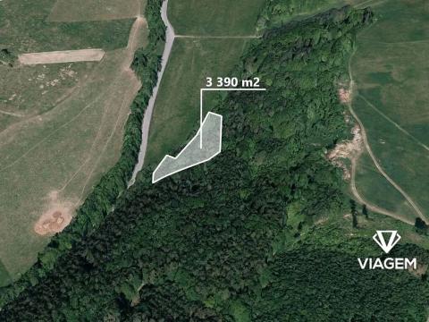 Prodej podílu lesa, Slušovice, 847 m2