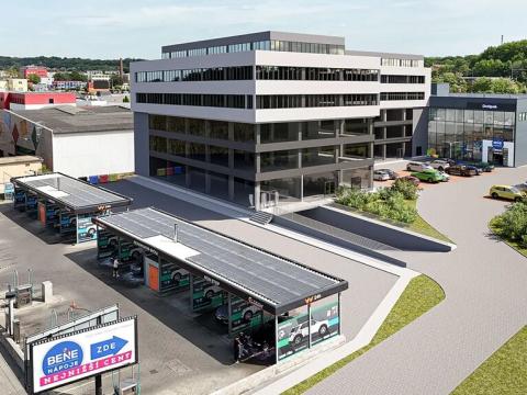 Pronájem kanceláře, Praha - Vysočany, Poděbradská, 1542 m2