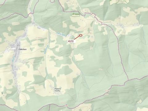 Dražba lesa, Zděchov, 216 m2