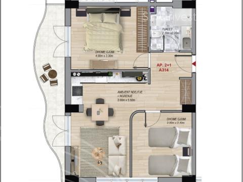 Prodej bytu 3+kk, Golem, kraj Tirana, Albánie, 95 m2