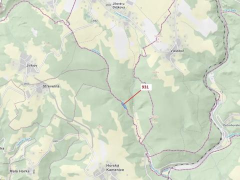 Dražba louky, Jílové u Držkova, 4019 m2