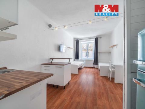 Pronájem bytu 1+kk, Plzeň, Vrchlického, 27 m2
