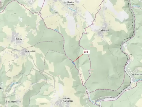 Dražba louky, Jílové u Držkova, 4019 m2