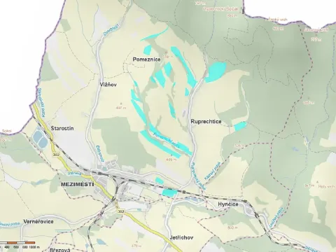 Prodej louky, Meziměstí, 696035 m2