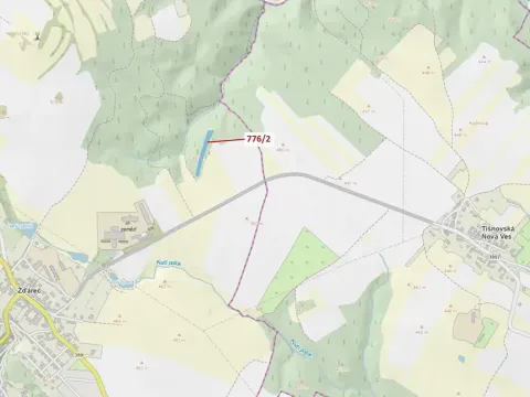 Dražba lesa, Žďárec, 3169 m2