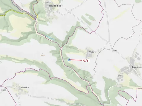 Dražba lesa, Březovice, 4432 m2