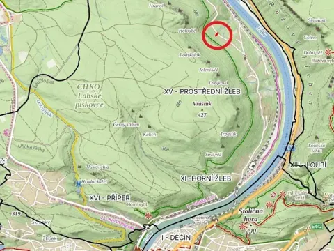 Prodej pozemku, Děčín, 242 m2