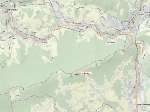 Dražba lesa, Velké Hamry, 5995 m2