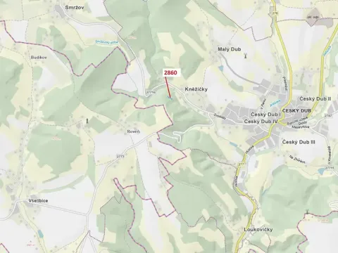 Dražba lesa, Český Dub, 662 m2