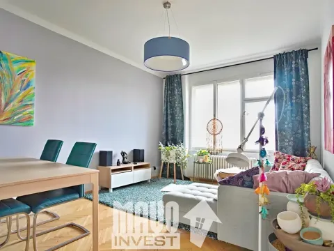 Prodej bytu 2+kk, Praha - Karlín, Peckova, 56 m2