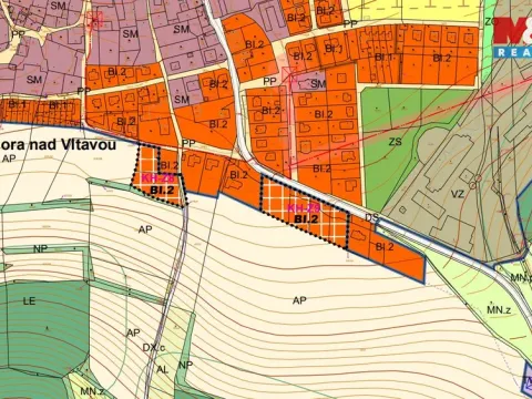 Prodej pozemku pro bydlení, Krásná Hora nad Vltavou, 1233 m2