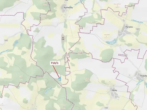 Dražba lesa, Kuřimany, 5067 m2