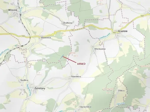 Dražba lesa, Milavče, 5152 m2