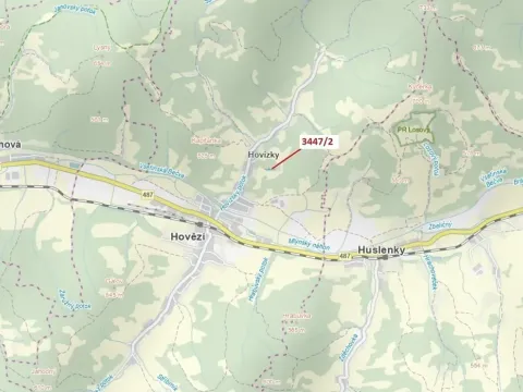 Dražba lesa, Hovězí, 550 m2